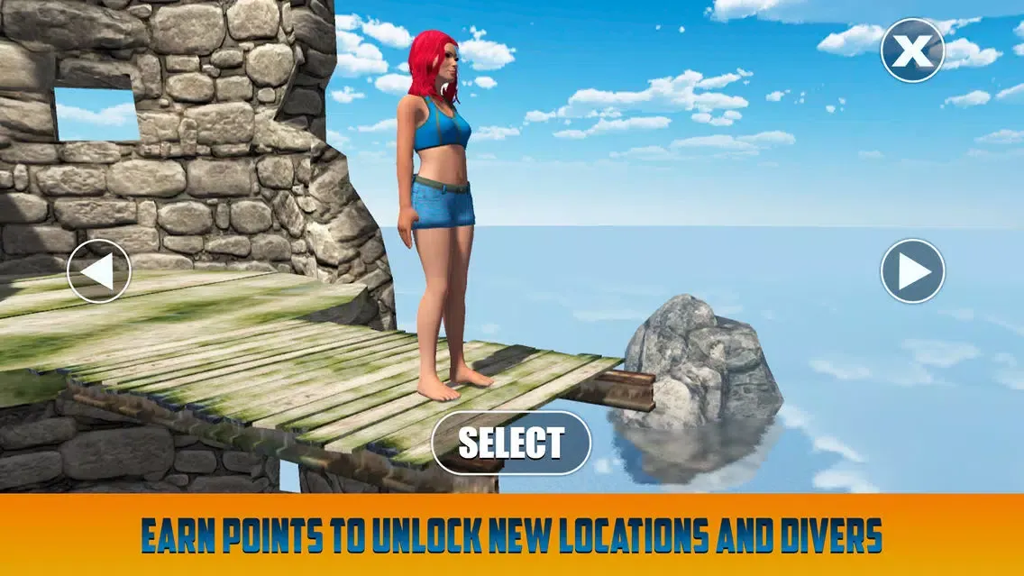 Cliff Flip Diving: Swimming Simulator Full سکرین شاٹس