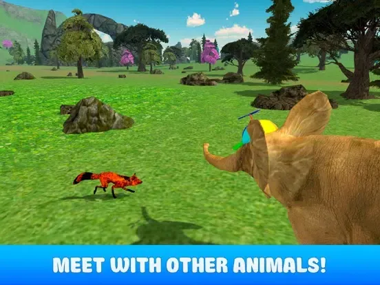 Wild Flying Elephant Simulator 3D iPad  スクリーンショット