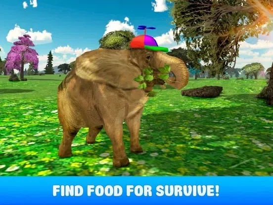 Wild Flying Elephant Simulator 3D iPad  スクリーンショット