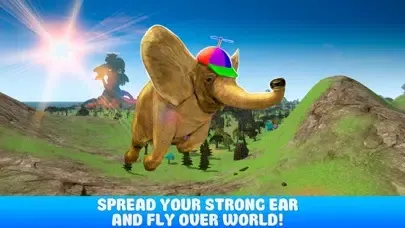 Wild Flying Elephant Simulator 3D スクリーンショット