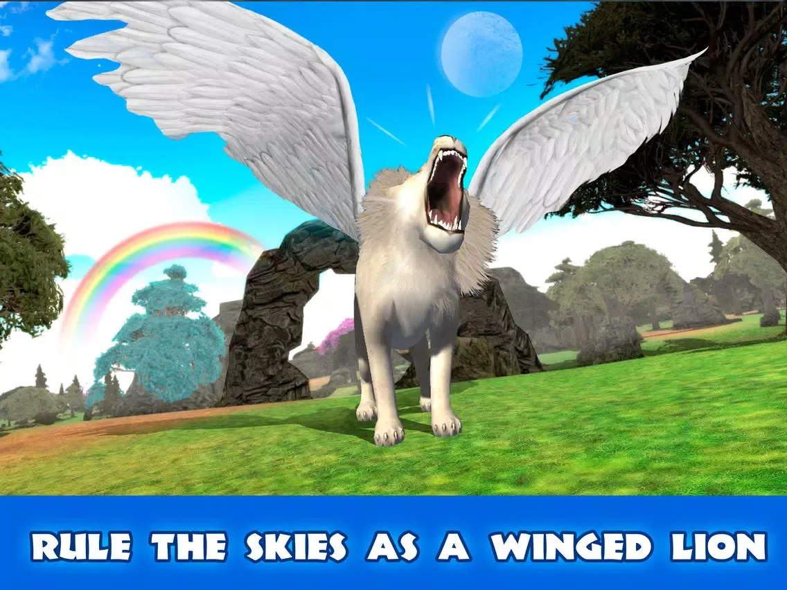 Wild Flying Lion Simulator 3D Full iPad 应用截图