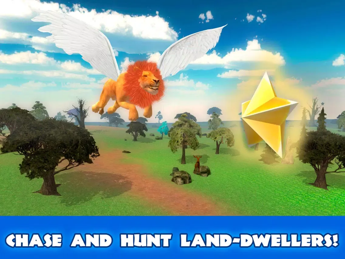 Wild Flying Lion Simulator 3D Full iPad 应用截图