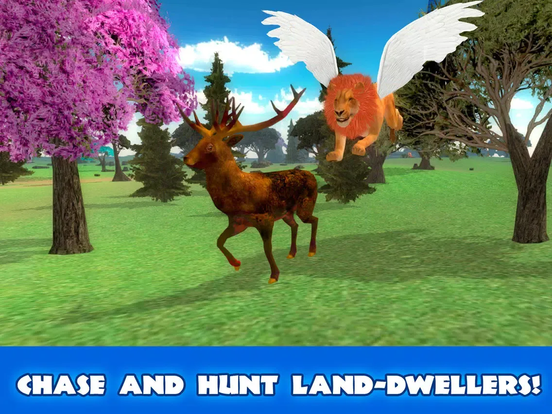 Wild Flying Lion Simulator 3D Full iPad 应用截图