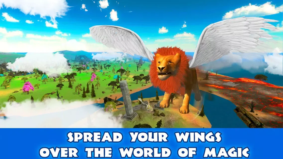 Wild Flying Lion Simulator 3D Full应用截图