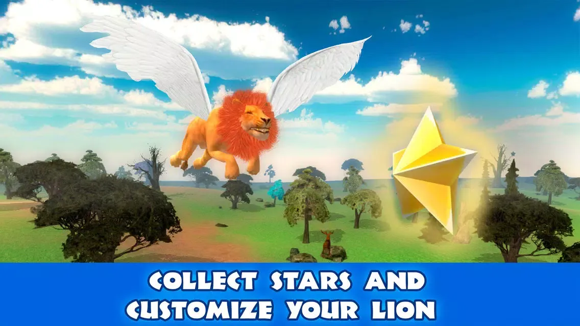 Wild Flying Lion Simulator 3D Full应用截图