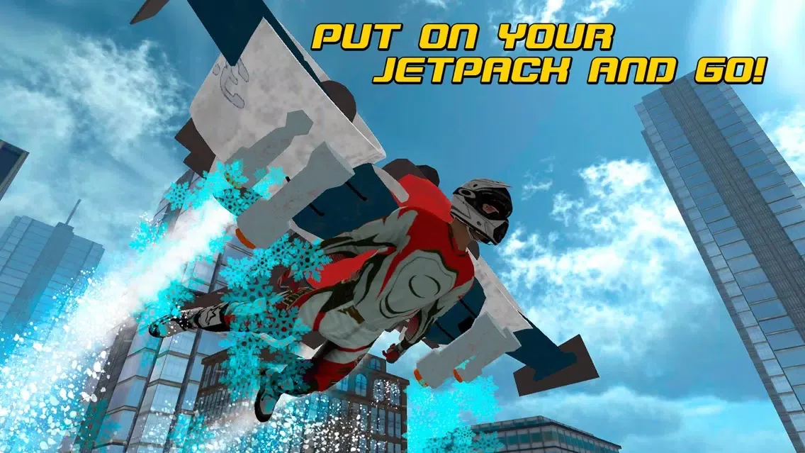 Ảnh chụp màn hình của Flying Man: Skydiving Air Race 3D Full