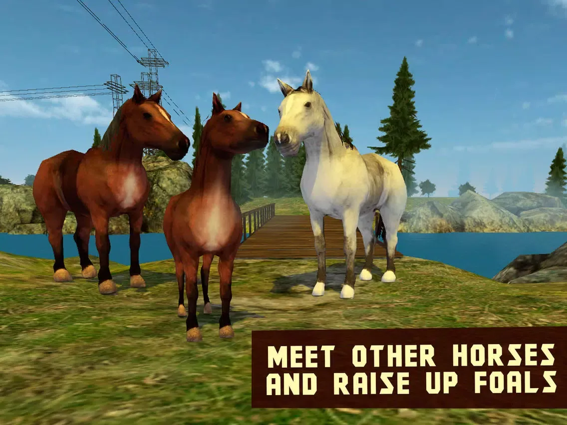 Zrzuty ekranu Wildlife: Horse Survival Simulator 3D Full iPad 