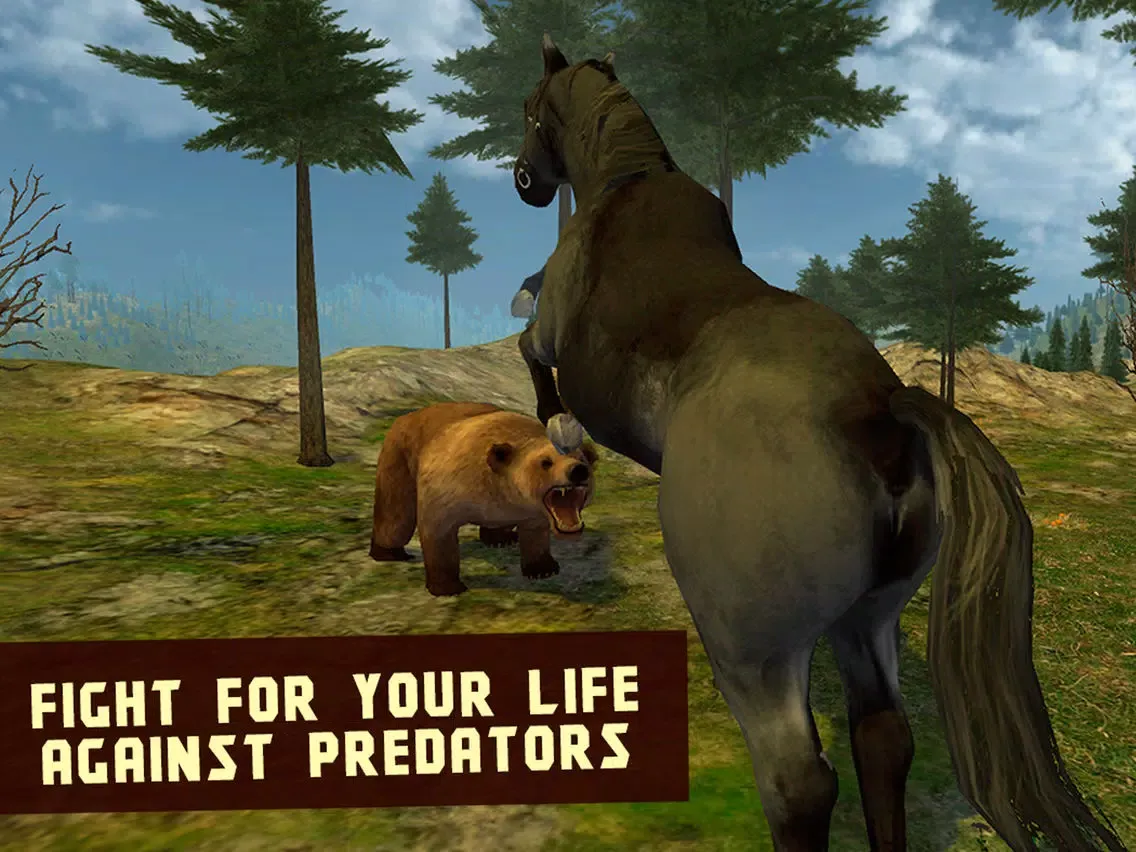 Zrzuty ekranu Wildlife: Horse Survival Simulator 3D Full iPad 