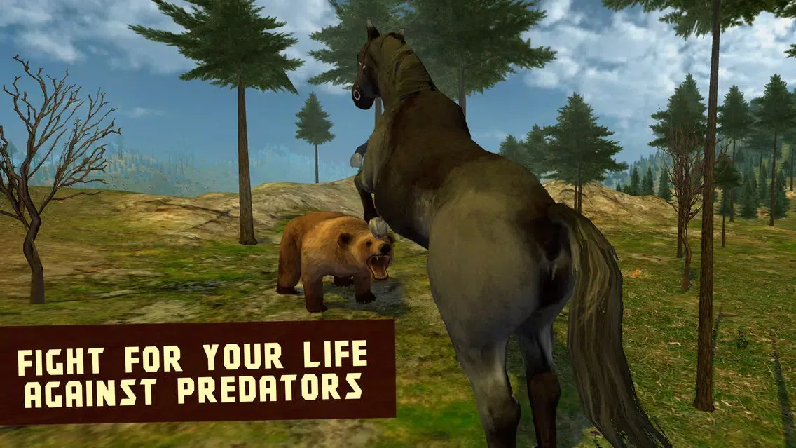 Zrzuty ekranu Wildlife: Horse Survival Simulator 3D Full