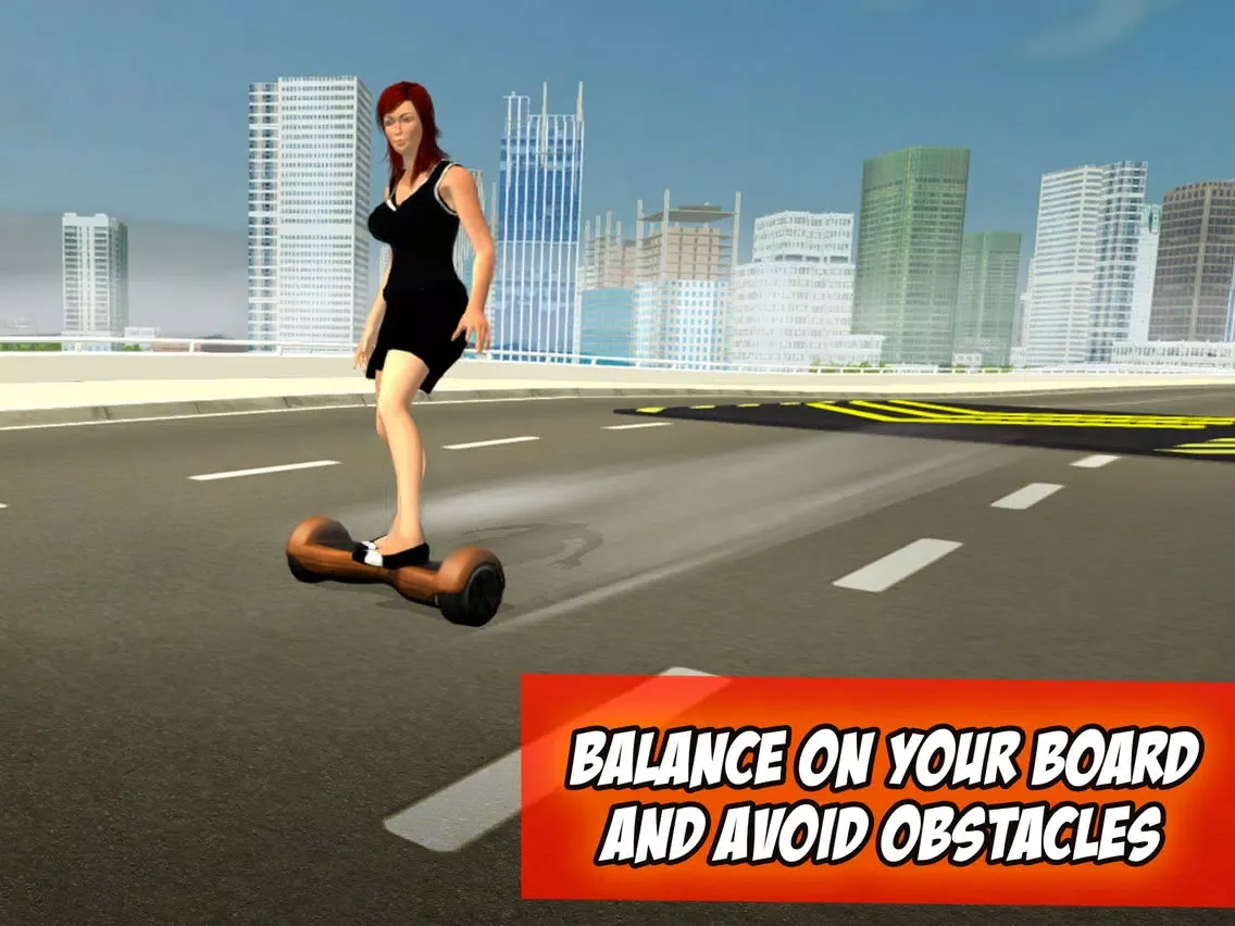 Hoverboard Stunts Racing Simulator 3D Full iPad 应用截图
