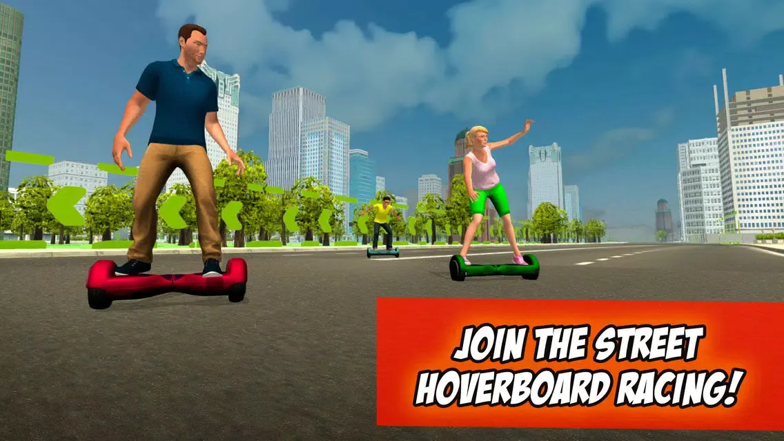 Hoverboard Stunts Racing Simulator 3D Full应用截图