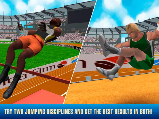 ภาพหน้าจอของ Athletics High Jump Contest iPad 
