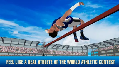 ภาพหน้าจอของ Athletics High Jump Contest