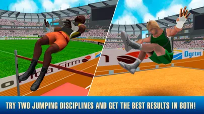 ภาพหน้าจอของ Athletics High Jump Contest