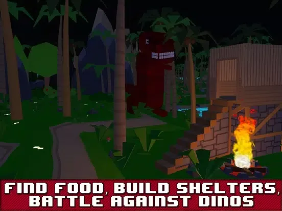 ภาพหน้าจอของ Dino Island Survival Simulator 3D iPad 