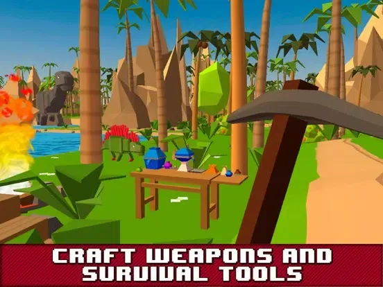 ภาพหน้าจอของ Dino Island Survival Simulator 3D iPad 