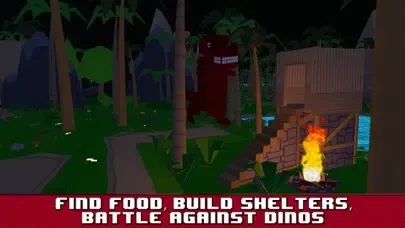 ภาพหน้าจอของ Dino Island Survival Simulator 3D
