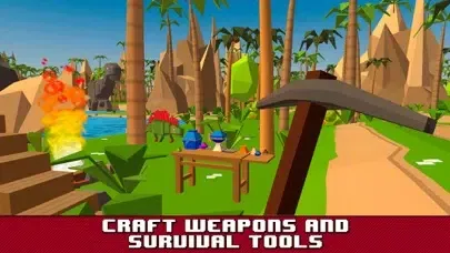 ภาพหน้าจอของ Dino Island Survival Simulator 3D