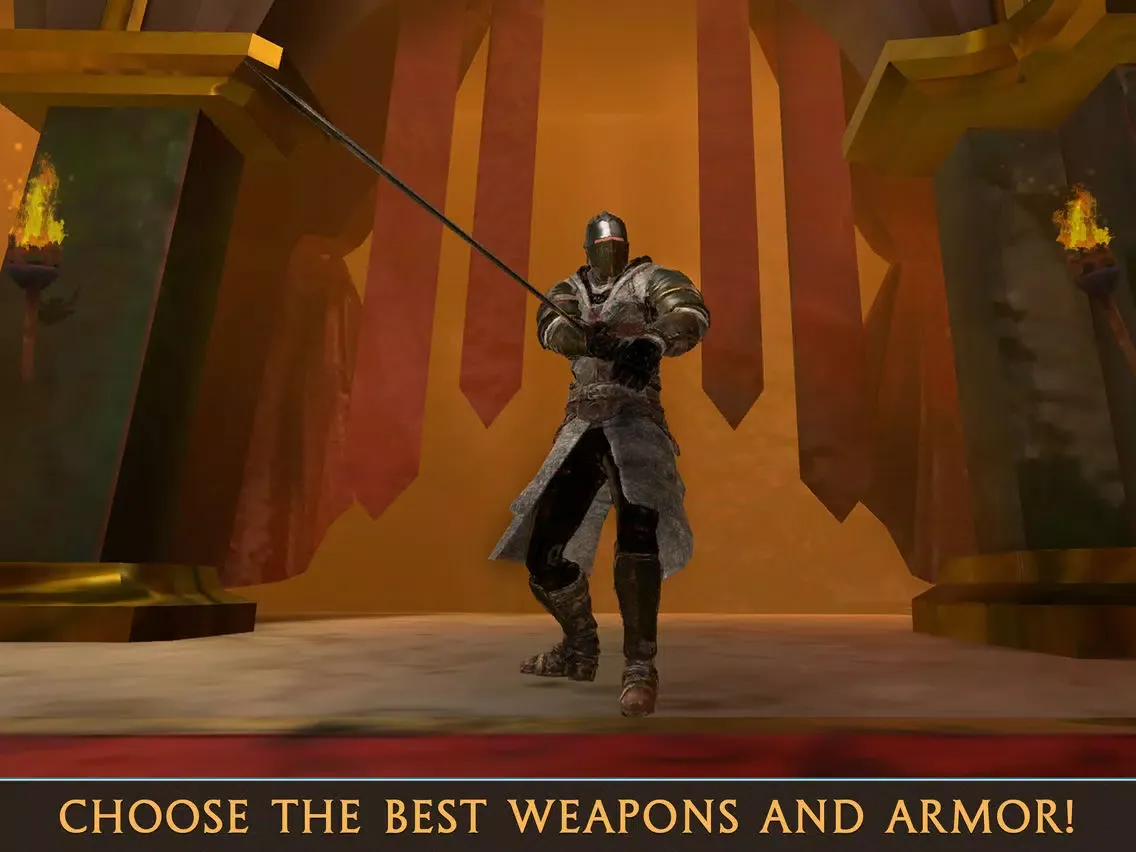 Tangkapan layar Medieval Knights Sword Fighting 3D Full iPad 