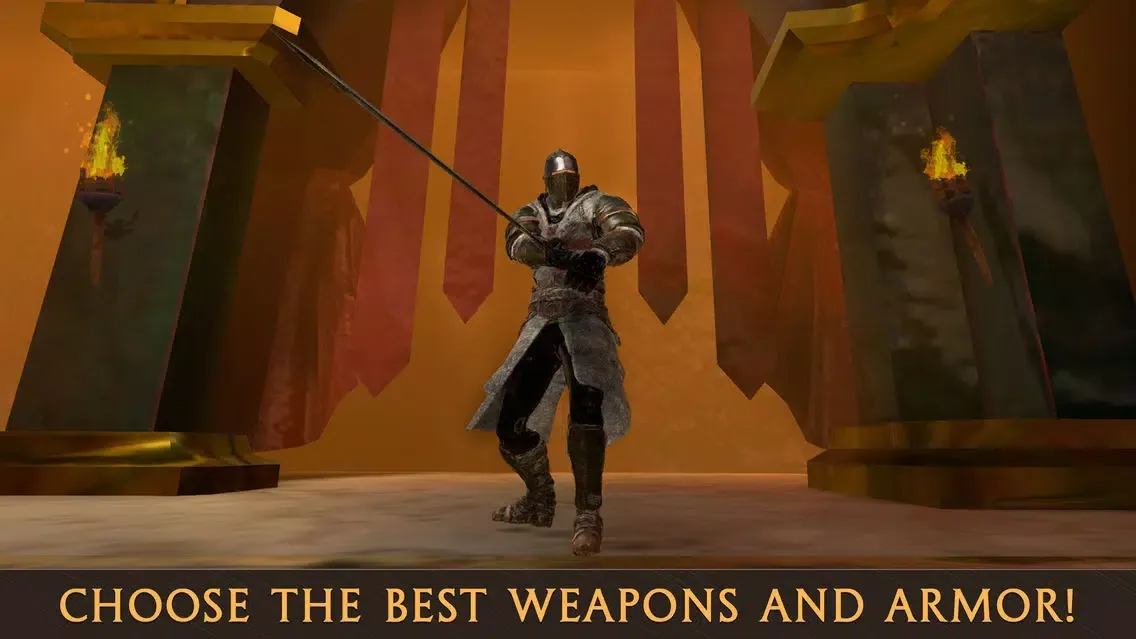 Tangkapan layar Medieval Knights Sword Fighting 3D Full