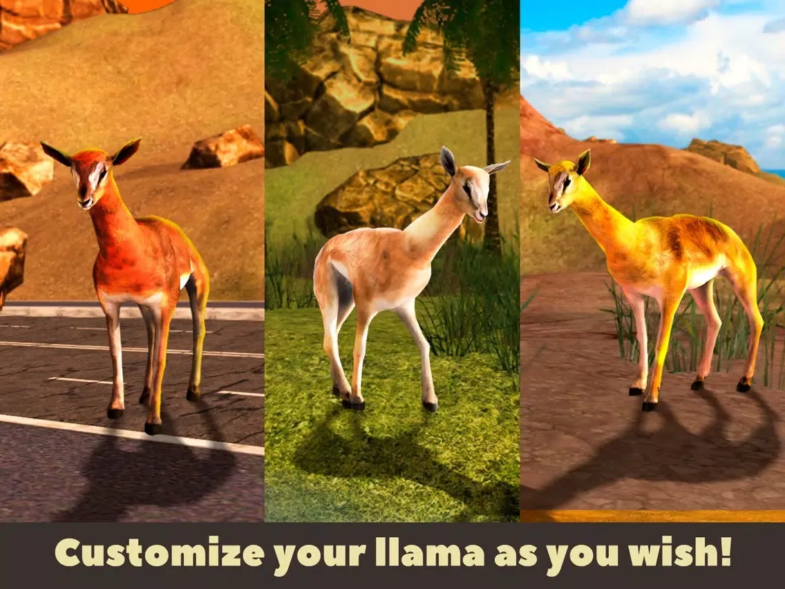 Capturas de tela do Llama Simulator 3D iPad 