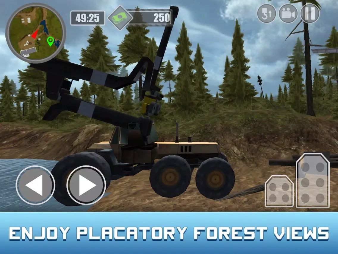 Heavy Logging Harvester Truck Simulator Full iPad  Screenshots