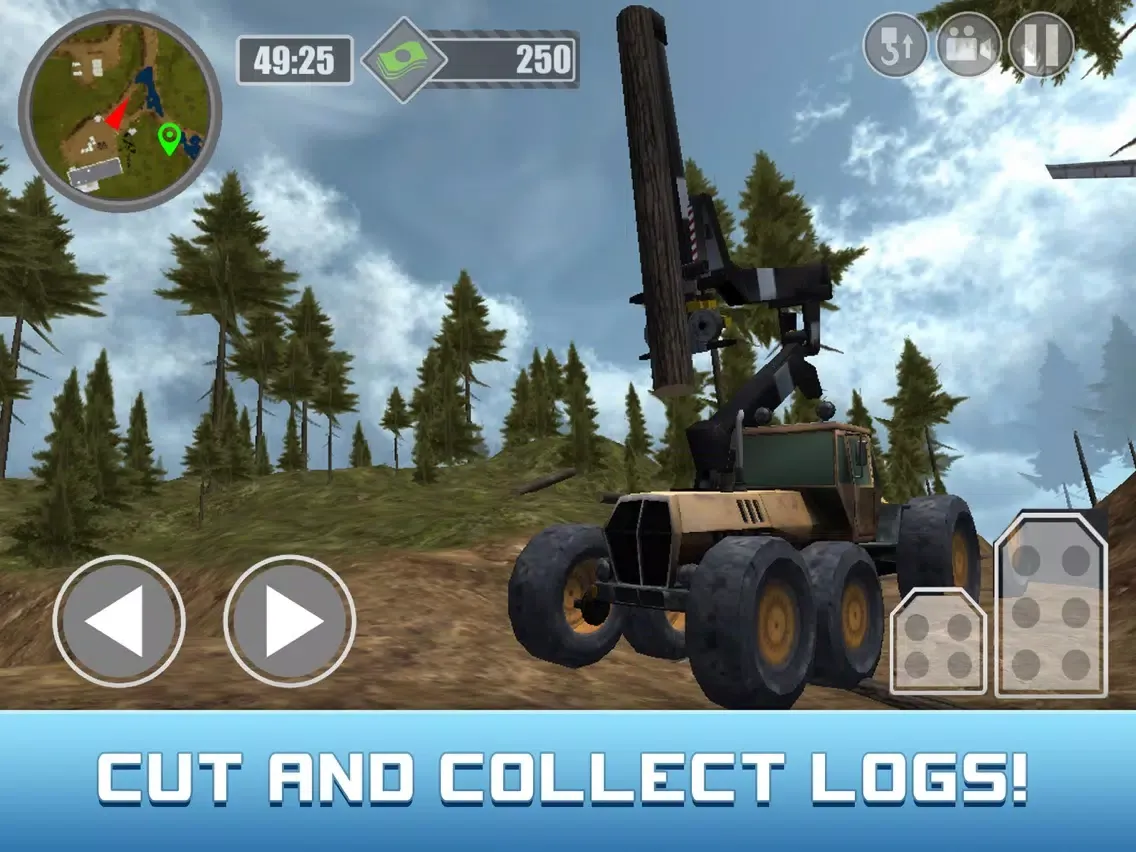Heavy Logging Harvester Truck Simulator Full iPad  Screenshots