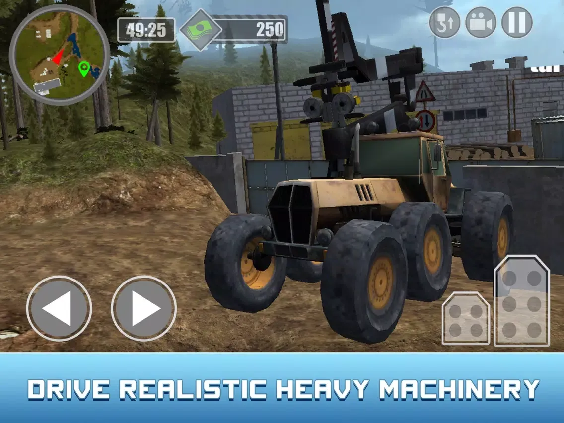Heavy Logging Harvester Truck Simulator Full iPad  Screenshots