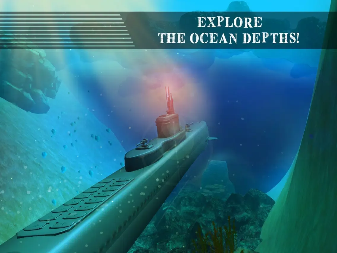 Ảnh chụp màn hình của Navy War Underwater Submarine Simulator 3D iPad 