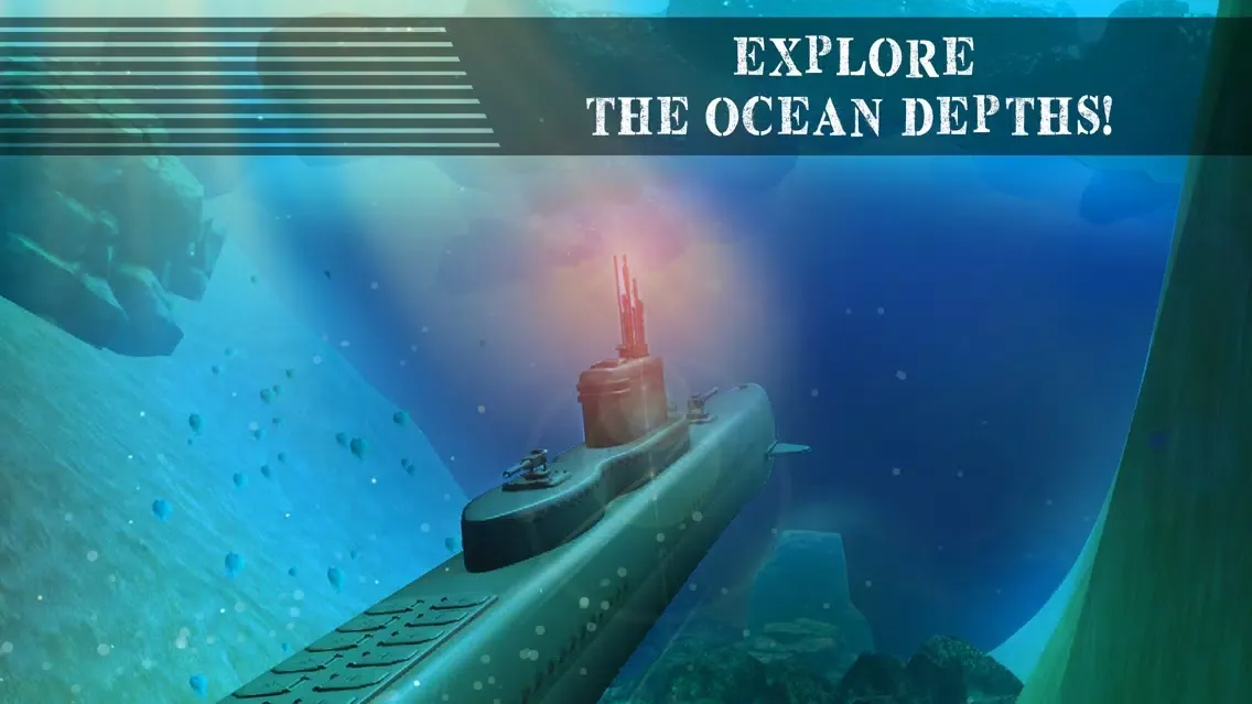 Ảnh chụp màn hình của Navy War Underwater Submarine Simulator 3D