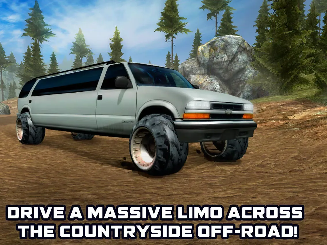 Zrzuty ekranu Offroad Hill Limo Driving Simulator 3D Full iPad 