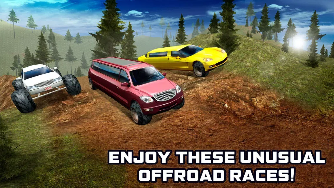 Zrzuty ekranu Offroad Hill Limo Driving Simulator 3D Full