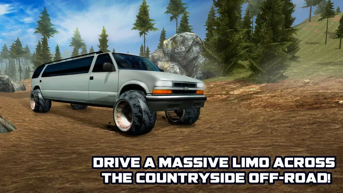 Zrzuty ekranu Offroad Hill Limo Driving Simulator 3D Full