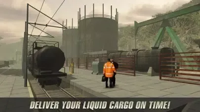 Ảnh chụp màn hình của Oil Transporter: Train Driving Simulator 3D