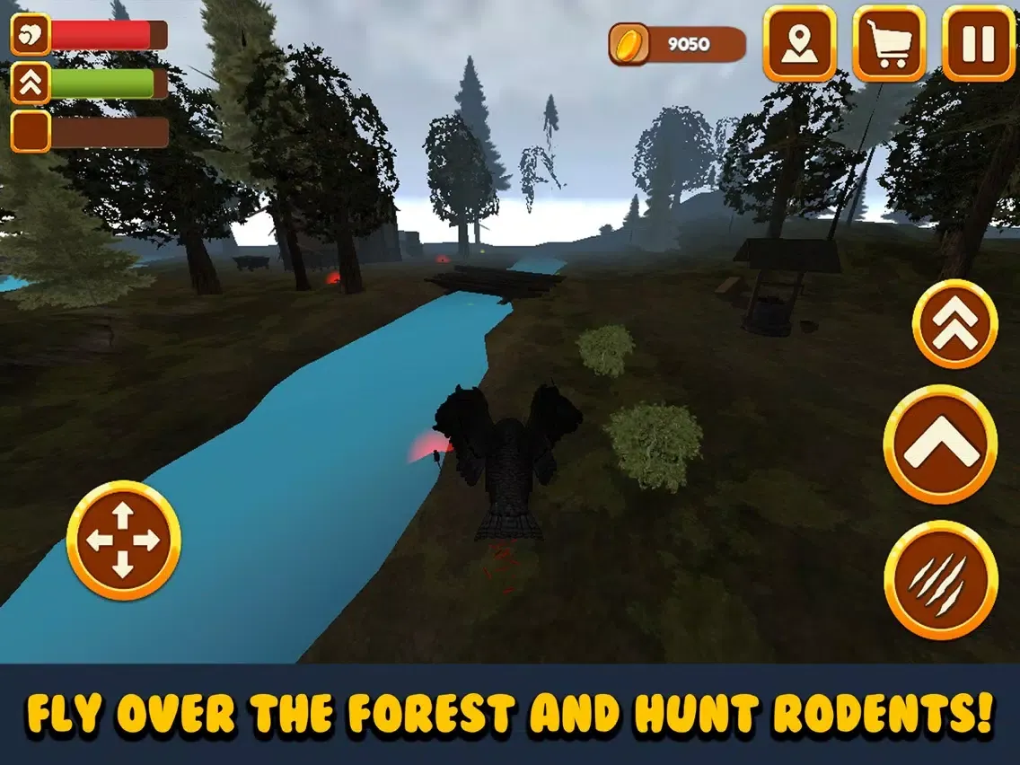 Wild Owl Bird Survival Simulator iPad  Screenshots