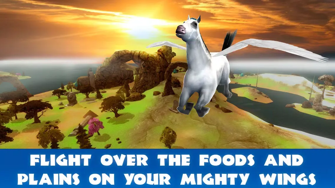 Pegasus Survival Simulator 3D Full سکرین شاٹس