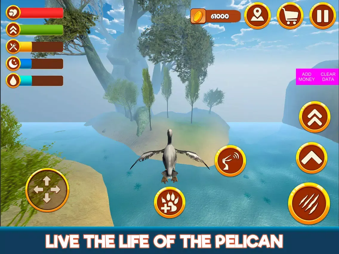Zrzuty ekranu Wild Pelican Simulator: Sea Bird Life 3D iPad 