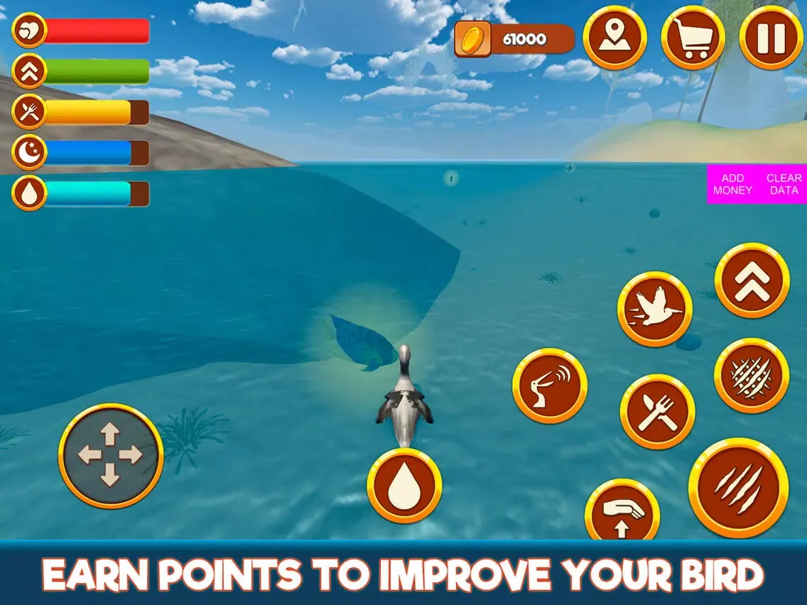 Zrzuty ekranu Wild Pelican Simulator: Sea Bird Life 3D iPad 