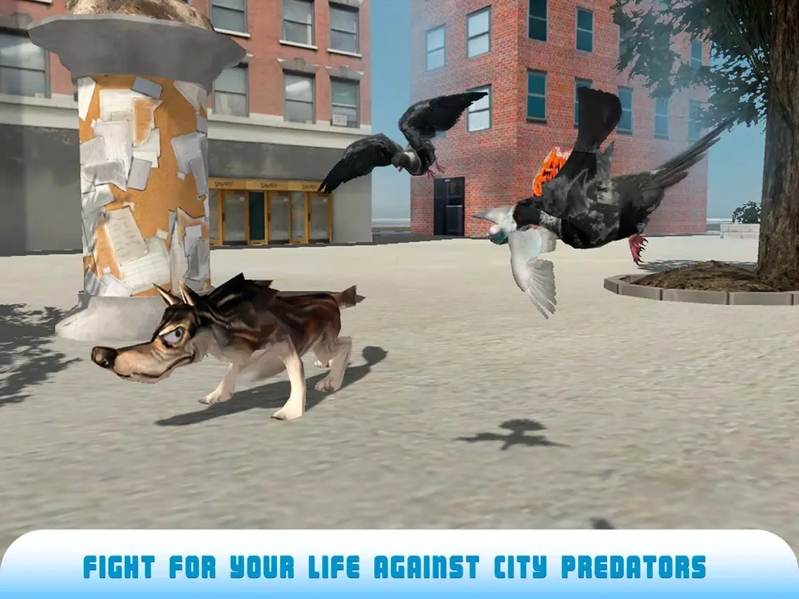 Ảnh chụp màn hình của Pigeon Bird Survival Simulator 3D 2 Full iPad 