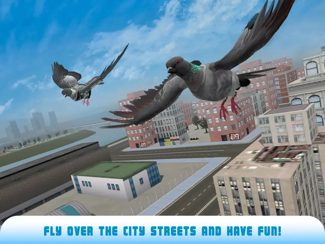 Ảnh chụp màn hình của Pigeon Bird Survival Simulator 3D 2 Full iPad 