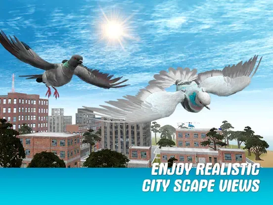 City Pigeon Simulator 3D iPad  Screenshots