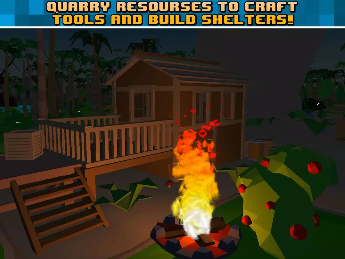 Pixel Pirate Island Survival Simulator 3D Full iPad  Ekran Görüntüleri