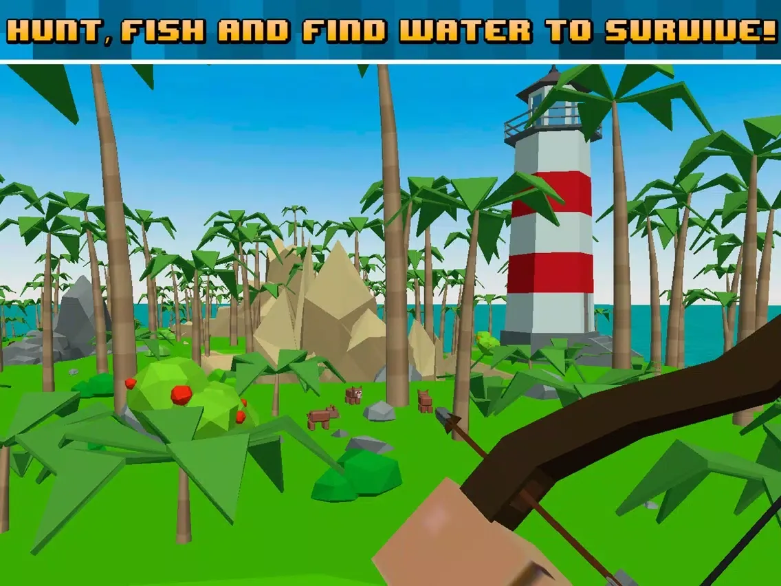 Pixel Pirate Island Survival Simulator 3D Full iPad  Ekran Görüntüleri