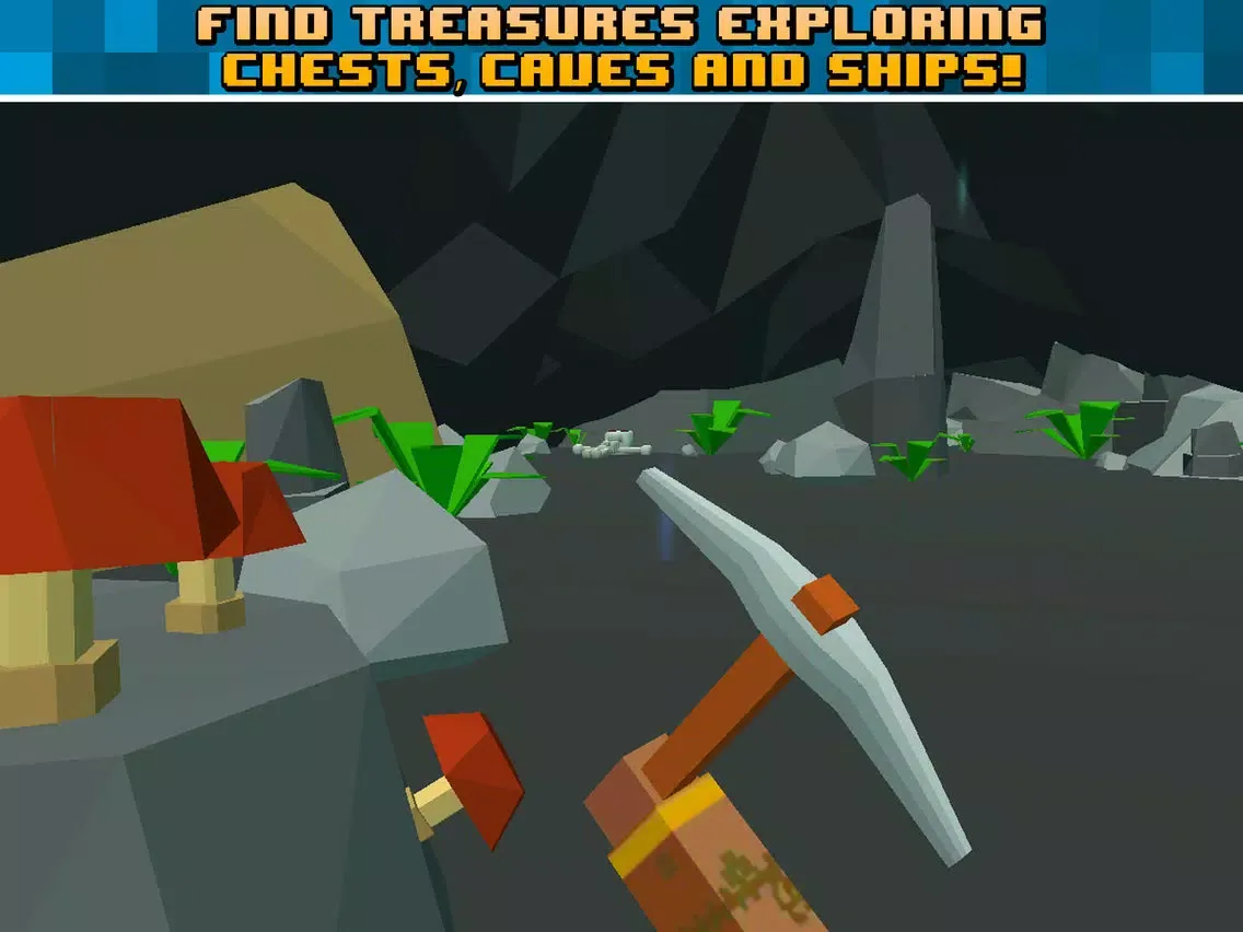 Pixel Pirate Island Survival Simulator 3D Full iPad  Ekran Görüntüleri