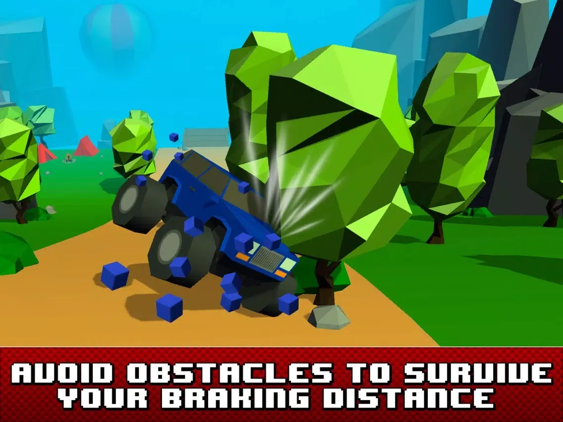 Pixel Car Crash: Faily Brakes Full iPad  سکرین شاٹس