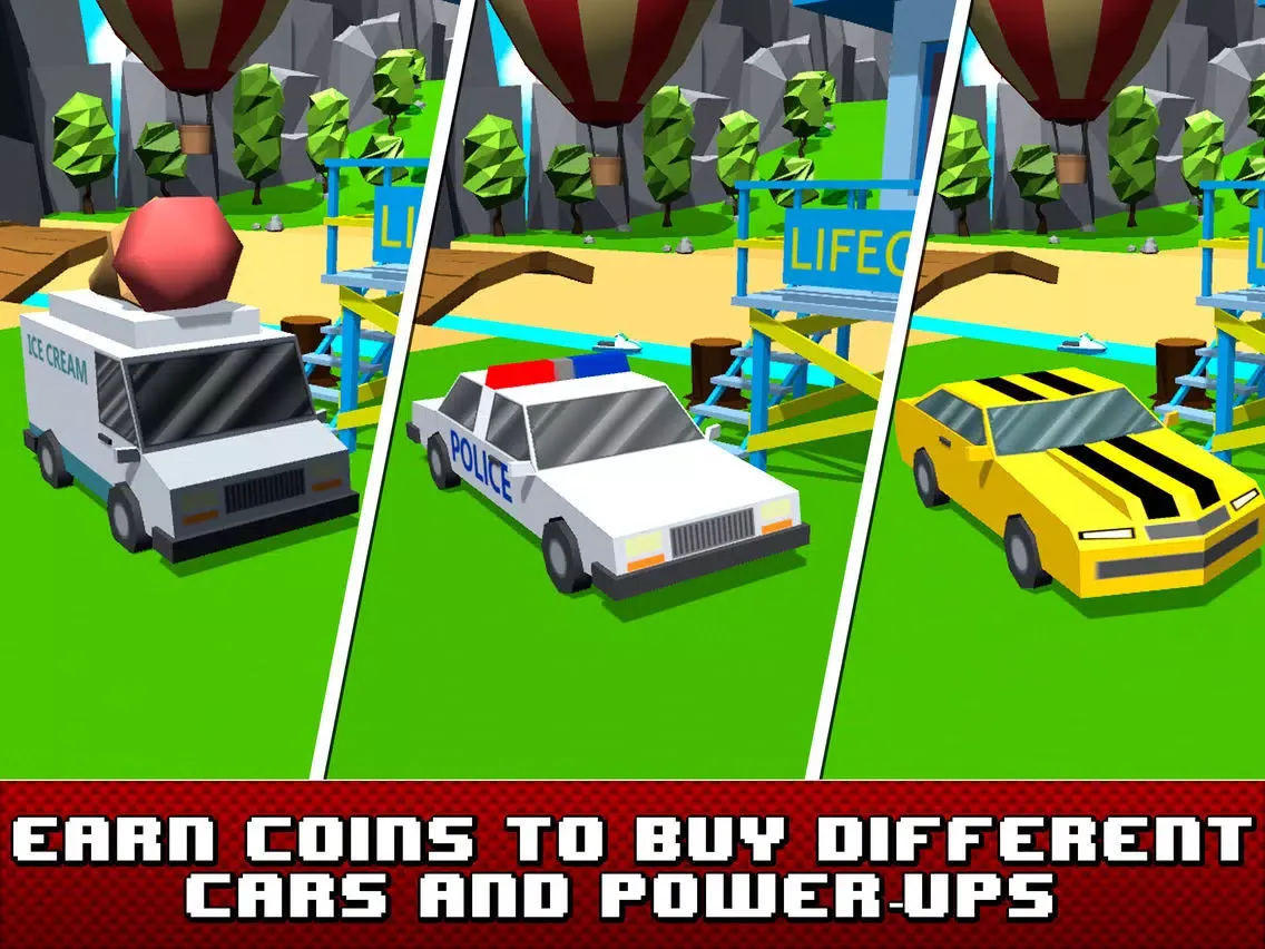 Pixel Car Crash: Faily Brakes Full iPad  سکرین شاٹس