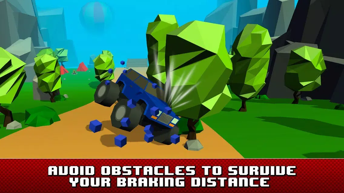 Pixel Car Crash: Faily Brakes Full سکرین شاٹس
