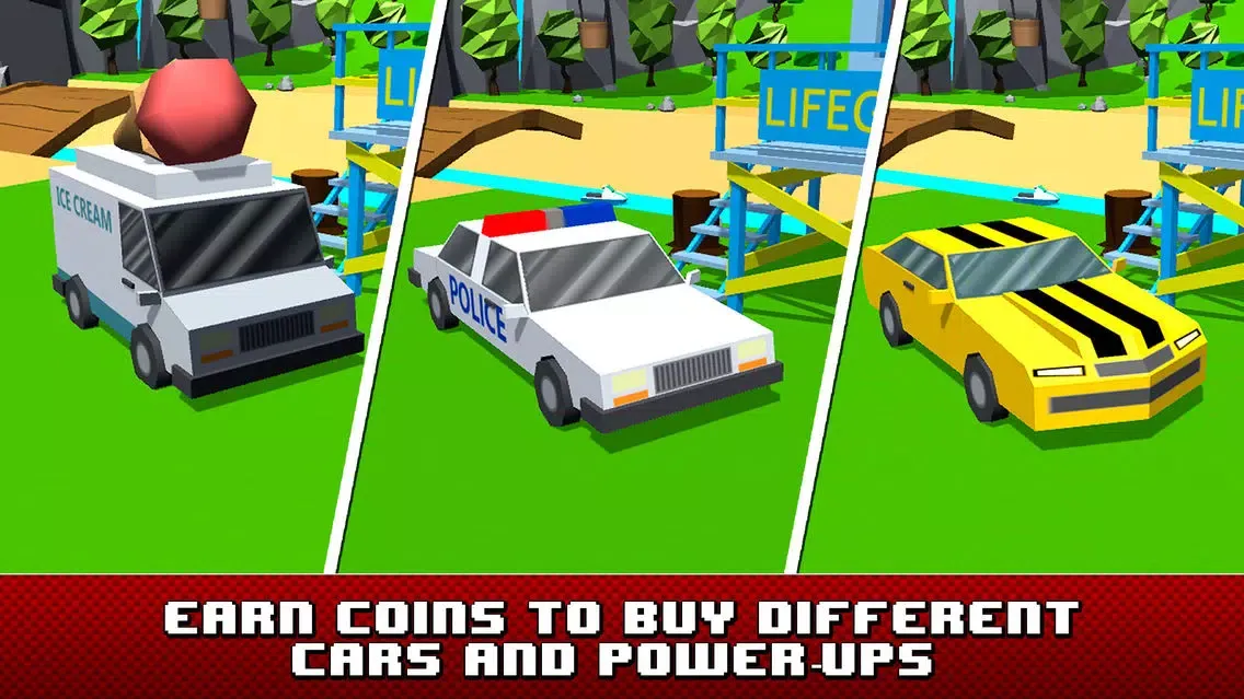 Pixel Car Crash: Faily Brakes Full سکرین شاٹس
