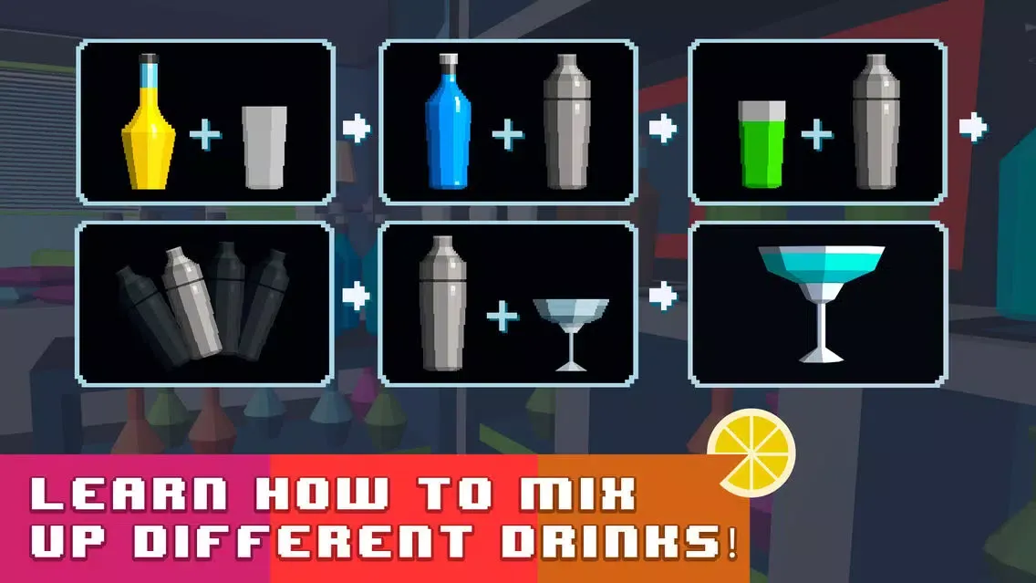 Captures d'écran de Mix Delicious Cocktails: Bartender Simulator
