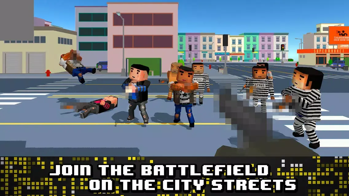 Pixel Wars: City Battlefield 3D Full 스크린샷